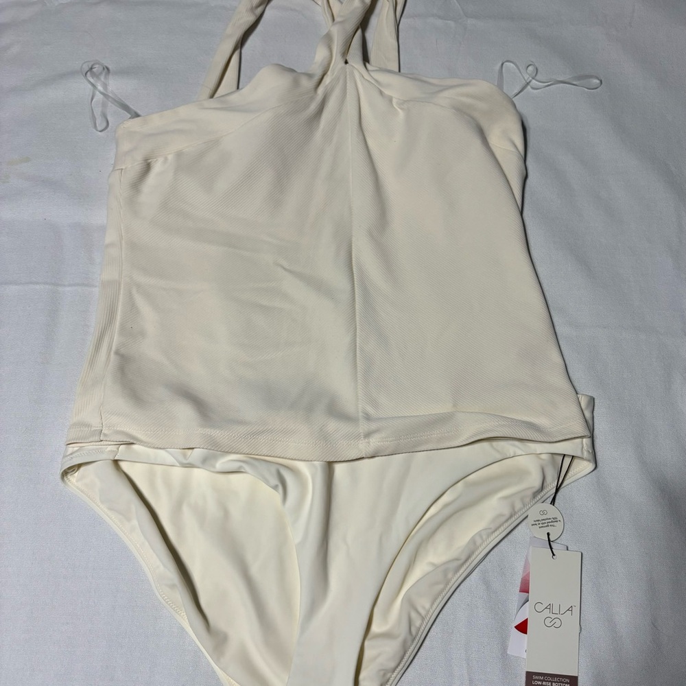 CALIA by Carrie Underwood Cream Bikini